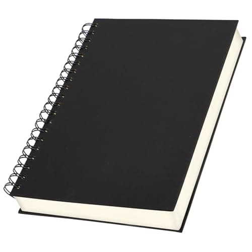 Yarotm Spirale Carnet A5 - Cahier de Note Petit Carreaux 1 Pièce - Carnet de Notes A5 100g / m2 Papier - 240 Pages Cahier a Spirale Carreaux 5mm - A5 Bloc Note Croquis Journal Rigide, Noir