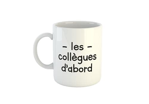 Kiribou Mug Les collègues d'abord – Cadeau parfait pour les collègues de travail