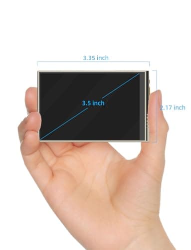 Écran Tactile 3.5 Pouces, 480 x 320 Pixels 60 FPS Mini Moniteur avec Stylet et Mini-Ventilateur pour Raspberry Pi 3/4/5