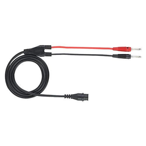 Akozon Câble mâle BNC mâle Fiche mâle à fiche banane Câble coaxial Oscilloscope Cordon de test 120 cm P1203 avec cercles de protection en silicone
