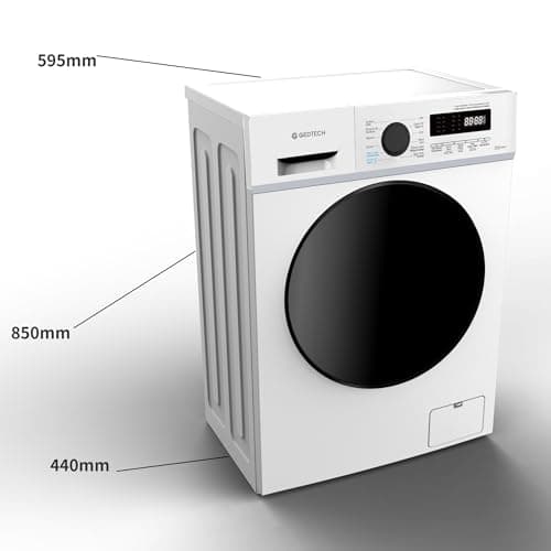 Lave-linge frontal GEDTECH GLL71200WH - 7 Kgs - 1400 tr/mn - 16 programmes - Eco - Intensif - Rapide – Très Faible conso