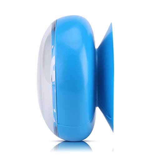 Horloge de douche, horloge de salle de bain horloge de salle de bain, horloge extérieure cuisine école salle de bain étanche(blue)