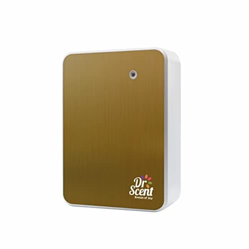 Dr Scent Diffuseur de Parfum et d'huiles essentielles à Froid pour la Maison, la Chambre, Le Bureau Couleur Miroir Or