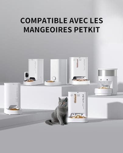 PETKIT Lot de 5 paquets de déshydratants de rechange pour distributeurs intelligents