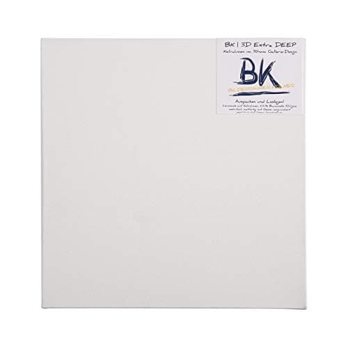 BK BILDERRAHMEN KOLMER 4 Toiles B.K. Deep Edge | 70x70 cm | sur Chassis, Pur Coton