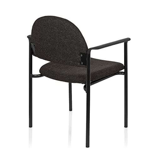 hjh OFFICE 704331 Chaise Visiteur XT 700 Gris Chaise de conférence Chaise à Quatre Pieds Chaise empilable rembourrée avec accoudoirs, empilable