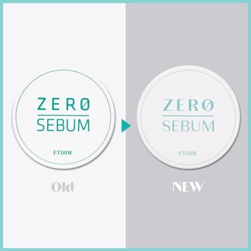 Etude House Poudre Siccative Zéro Sébum 4g Nouveau | Poudre libre légère pour le visage sans sébum avec 80% de minéraux | Longue durée pour le réglage ou le fond de teint (zéro sébum 4 g (21AD)
