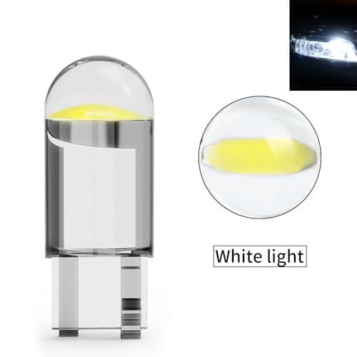 BINQILIN 30 Pieces W5W T10 LED Ampoule Voiture, Ampoule W5W LED, 12V 6500k 120LM COB Ampoule de Remplacement pour intérieur de Voiture