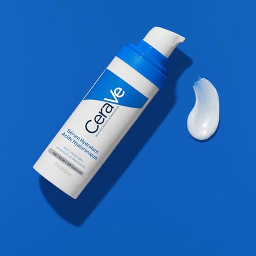 CeraVe - Sérum Hydratant à l'Acide Hyaluronique - Nourrit, Hydrate et Apaise - Diffusion Continue des Actifs - Aux 3 Céramides & Vitamine B5 - Tous Types de Peau - 30 ml