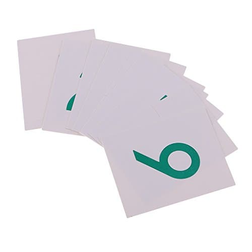 Générique Montessori Mathematics 1-9000 Nombre De Cartes Papier pour Le Calcul