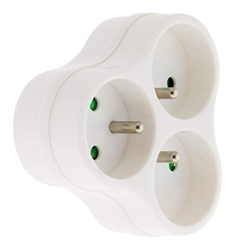 Triplite 3x 16A triangulaire - Blanc - Zenitech