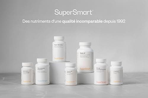 Betaine HCI 2600 mg Par Jour - Aide à la Digestion, à l’Absorption des Nutriments, à la Détoxication et à la Baisse d’Acidité Gastrique - Acidifiant Gastrique Naturel - Vegan - Supersmart