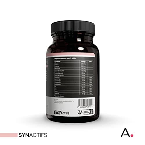 ARAGAN Capactifs Intense + Absolu - Complément Alimentaire Renforcement des Cheveux et des Ongles, Croissance, Vitalité - Kératine, Cuivre, Zinc et Vitamines - 120 + 180 gélules - 2 à 3 mois de prise