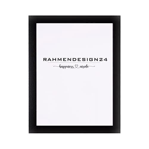 Rahmendesign24 Cadre photo Tokyo 70 x 90 cm - Noir (brillant) - Cadre photo amovible, pour affiches, puzzles