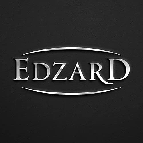 EDZARD Porte-Bougie sur Forme de cerf, Verre Noir, Hauteur 13 cm