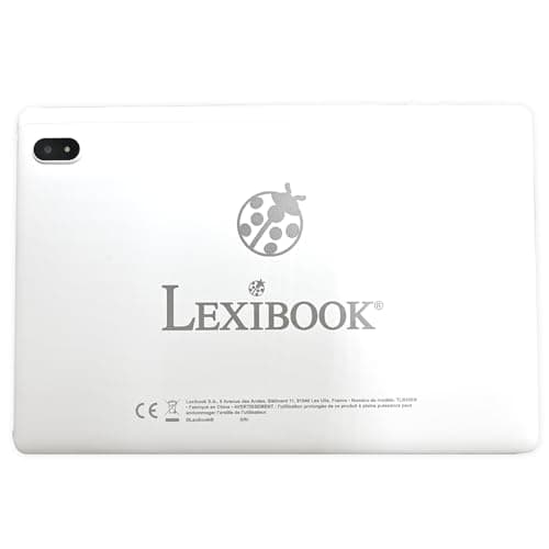 Lexibook, Lexipad 10'' -Tablette Ludo sous Android, Conçue pour Toute la Famille, Contenu éducatif et Fun, Contrôle Parental, TLN10FR, Rouge/Blanc