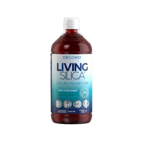 Orgono Living Silica Collagen Booster. Complément de Silicium Liquide pour Stimuler la Production de Collagène Natif. Complément Alimentaire Collagène pour Os et Articulations. 1 000 ml
