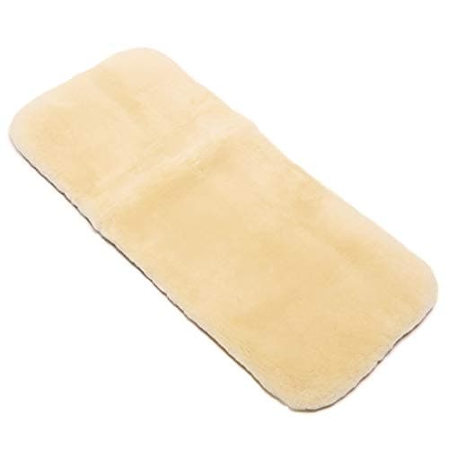 Garniture en peau d'agneau pour remorque de vélo de WERNER CHRIST BABY - Insert universel en fourrure médicale véritable, rembourrage pour siège enfant dans la remorque de vélo et vélo de charge.