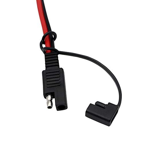 PNGKNYOCN Câble d'extension SAE vers prise allume-cigare femelle 12 V-24 V pour connexion rapide SAE 1,5 m