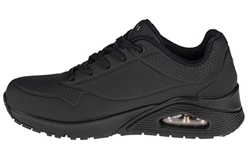 Skechers Femme Uno Stand Air Fashion-sneakers, Noir Black, 39 EU