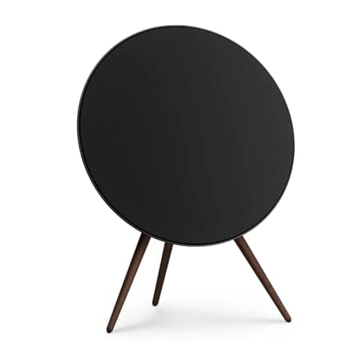 Bang & Olufsen Beosound A9 (5ème Génération) - Enceinte Design Emblématique de Luxe Puissante Bluetooth et WiFi Connectée avec Pieds en Bois - Black Anthracite