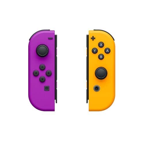 Nintendo Paire de Manettes Joy-Con Gauche Violet Néon/Droite Orange Néon [video game]