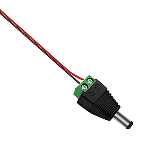 10x borniers dominos Male DC 12V standard Fiche 5.5mm x 2.1mm 2 Entrées Alimentation Connecteur - Adaptout Marque Française