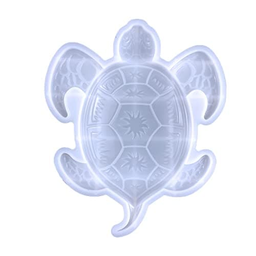 URFEDA Moule en Résine Silicone 3D Tortues de mer Suspension Murale Moule en Résine Époxy Moule en Résine d'animaux Marins Moules à Bougie Silicone pour Bricolage Souvenirs Artisanat Cadeau