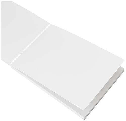 Clairefontaine 96538C Bloc Collé PaintON Multi-techniques - 40 Feuilles Papier Dessin Multi-techniques au Grain Très Léger - Blanc - A5 14,8x21 cm 250g