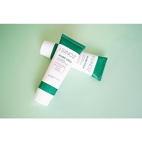 Sinoz Pure Cica Crème Ultra Réparatrice,Anti-rougeurs et rougeurs, réparation de la peau, renforcement de la barrière cutanée, ultra hydratation50 ML