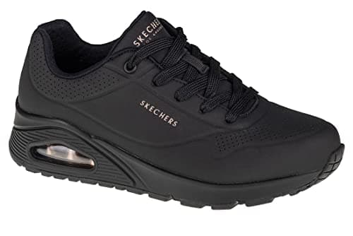 Skechers Femme Uno Stand Air Fashion-sneakers, Noir Black, 39 EU