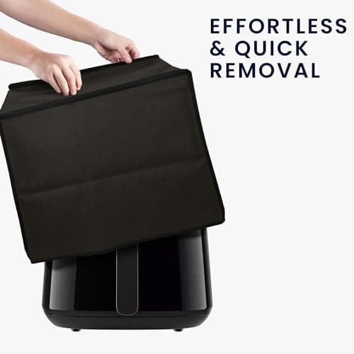 kwmobile Housse compatible avec Philips Essential Airfryer XL housse - Housse de protection intégrale pour friteuse à chaud friteuse sans huile - gris foncé