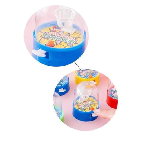Fokroin 20 Pcs Mini Finger Basketball Jeu de tir Jeu de Basket-Bal, Jouets de Flipper de Doigt, Fête d'anniversaire pour Enfants Favorise Remplisseuses de Sacs Remplisseur de Bas de Noël