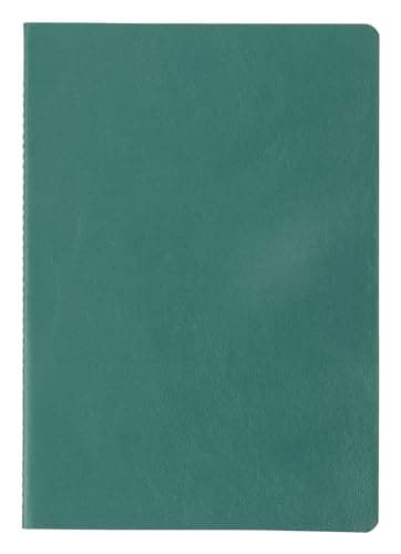 Clairefontaine 115948C - Un Set de 2 Carnets Cousus Fil / Carnet Cuir Uni et Carnet Carte motif Feuille de Ginkgo A5 - 14,8x21 cm 64 Pages Lignées Papier Ivoire 90g - 2 visuels, livr Aléatoire Ginkgo