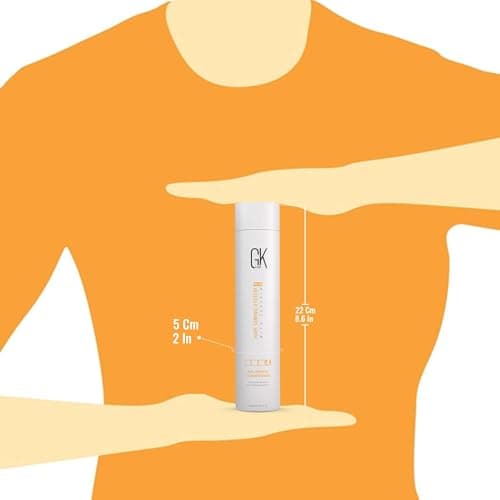 GK HAIR Global Keratin Balancing Conditioner (300ml/10.1 Fl Oz) pour cheveux gras et colorés Utilisation quotidienne après shampooing Nettoyant en profondeur et restaure les niveaux de pH