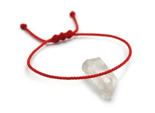 Bracelet Rouge Corde Simple | Fin Cordon Rond Souple de 2 mm | Tressé Main Avec Du Fil Ciré | Ajustable Unisexe et Résistant à l' Eau | #38
