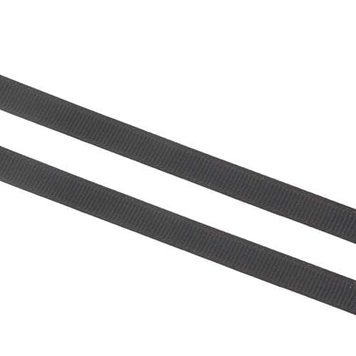 Perlin - Ruban gros-grain noir de 20 m de long - 10 mm de long - Pour le scrapbooking, la décoration, les bijoux