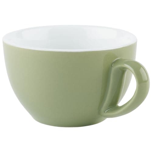 APS 16007 Tasse à cappuccino verte Ø 10,5 cm, hauteur 6,5 cm, 300 ml, Vert