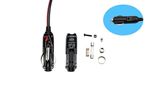 CERRXIAN Prise allume-cigare 10V 12V à SAE Câble de charge d'extension avec adaptateur à démontage rapide, avec fusible et voyant DEL SAE étanche