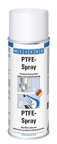 Spray PTFE WEICON 400 ml lubrifiant sec à effet antiadhésif sans graisse blanc