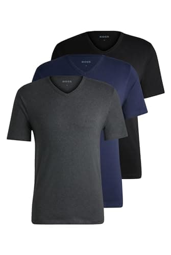 BOSS Tshirtvn 3P Classic T-Shirt, Open Blue497, L Homme