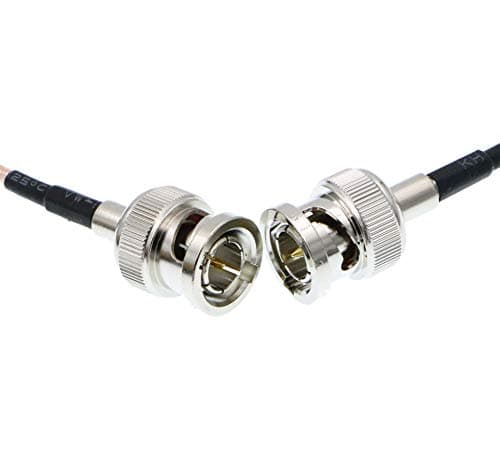 Uonecn Rg179 Cble BNC mle vers BNC 75ohm Megaflex HD-SDI cble pour Blackmagic HyperDeck Shuttle et BMCC Bmpc HyperDeck Caméras