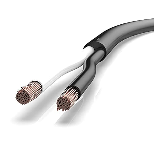 Auprotec Câble de véhicule 10 m - 2 x 0,75 mm2 - Câble rond 2 fils noir/blanc - Câble électrique FLRYY - Pour remorque de voiture