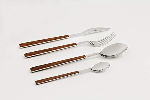 Pintinox 17B07091 Ménagère 24 Pièces Sushi Queen Mogano