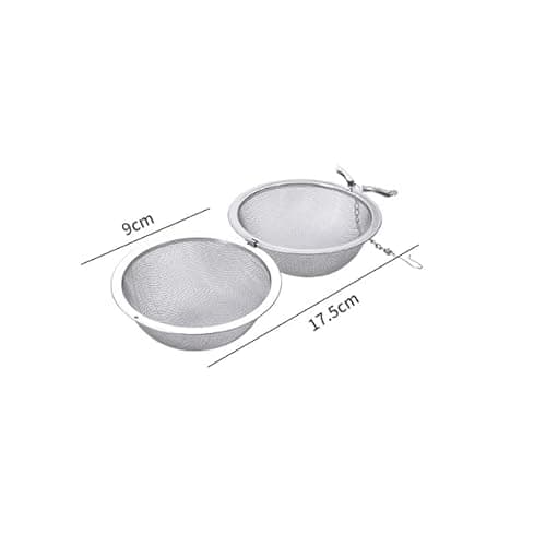 Infuseur à thé boule – Filtre à thé en maille d'acier inoxydable pour feuilles, épices, herbes, fruits – Lot de 3