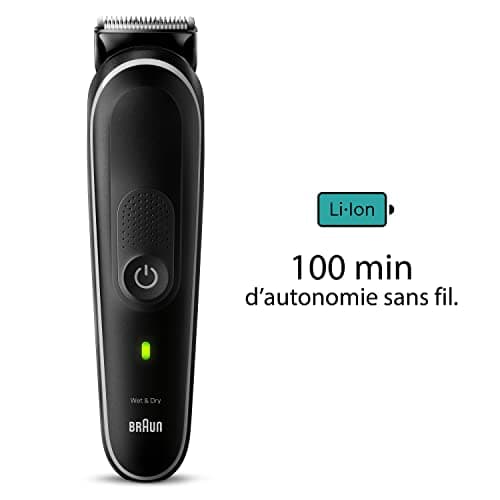 Braun Tondeuse Tout-En-Un Series 5 MGK5410, 9-En-1, Kit Pour Barbe, Cheveux & Bien Plus