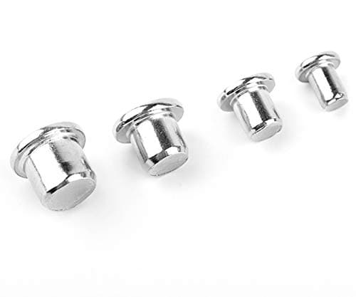 ASFINS Pointe de Centrage Bois, 36 Pièces Pointe de Centrage Cheville Marqueurs à Cheville, pour Chevillage Goujon de Guidage Charpenterie Menuiserie (6mm, 8mm, 10mm, 12mm)