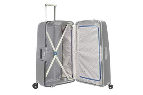 Samsonite S'Cure - Valise Spinner L, 75 cm, 102 L, argent (Silver)