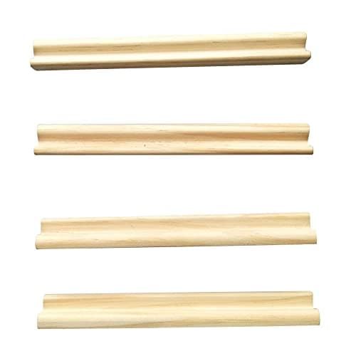 Support De Domino Plateau en Bois, 4 Pièces Porte-Cartes en Bois Présentoir De Jouets Carreaux De Mahjong Support De Carreaux en Bois Support D'affichage en Bois Support De Domino Multifonction