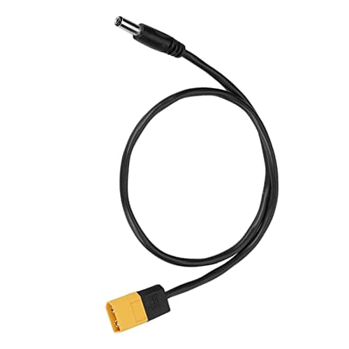 Connecteur XT60 avec fiche mâle vers DC 5,XT60 Male Connector to 5,5 x 2,5 mm DC5525 Power 5,5 2,5 mm DC5525 Câble d'alimentation 20 pouces de longueur.